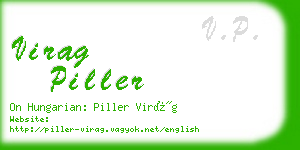 virag piller business card